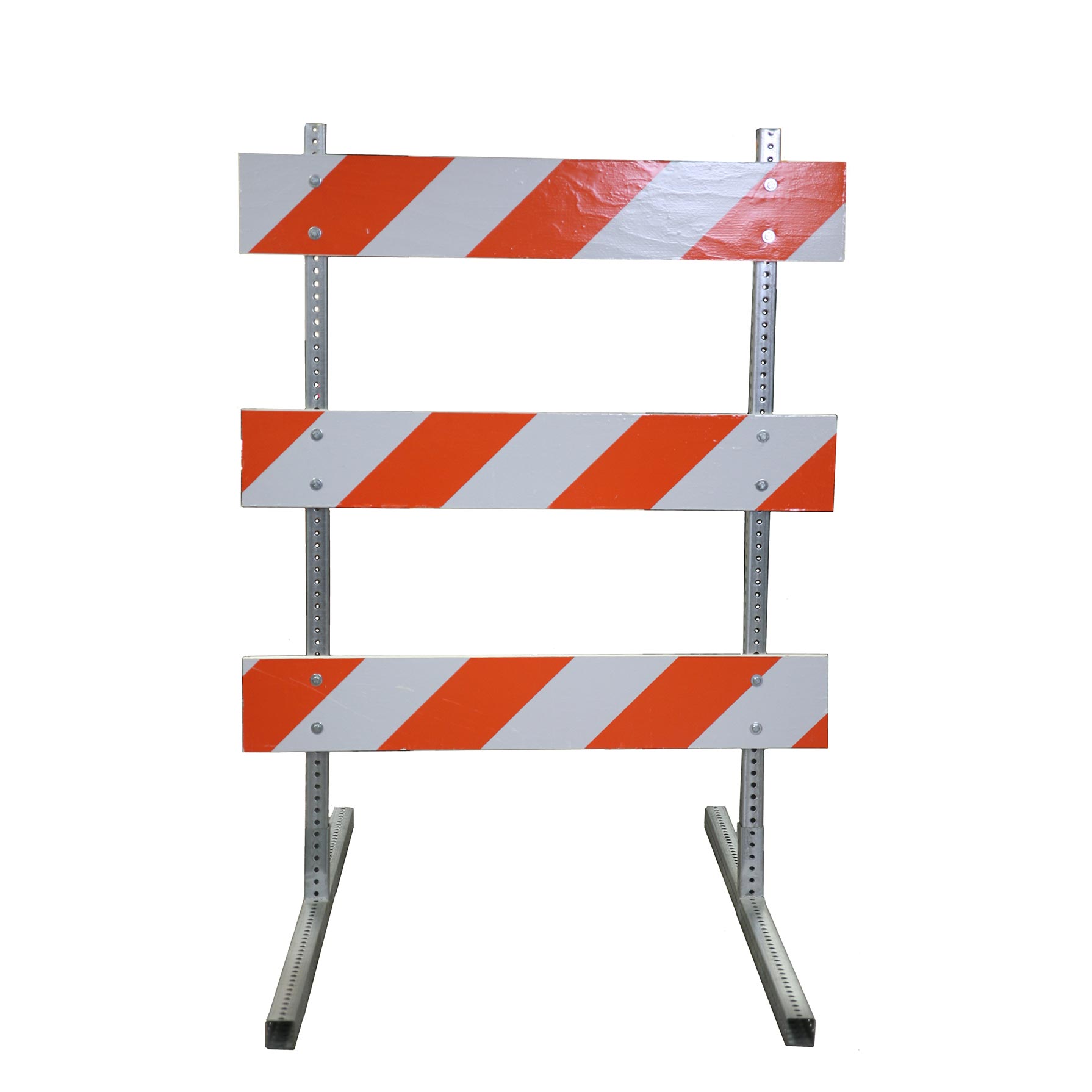 TD2550 Type III Works Barricade – Plywood/Tubular Steel
